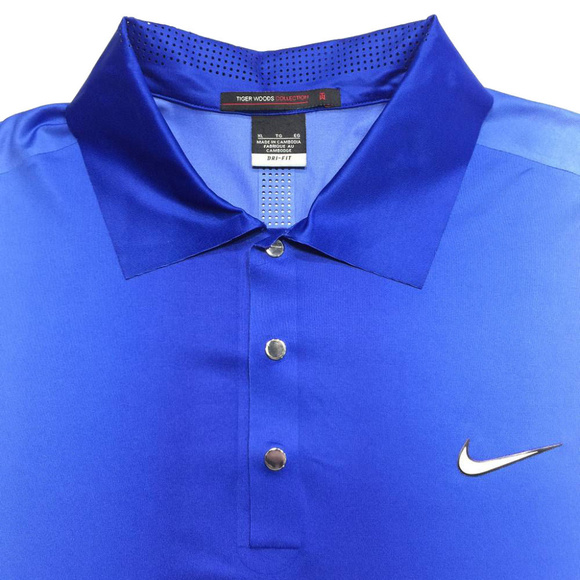 Tiger Woods Collection Nike Snap Polo Shirt - Picture 4 of 5